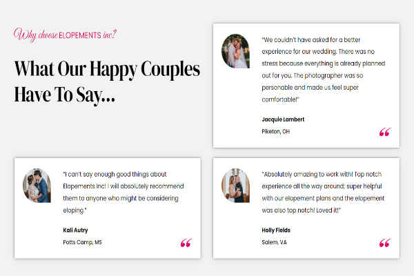 Charleston elopements